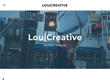 Tablet Screenshot of loucreative.com